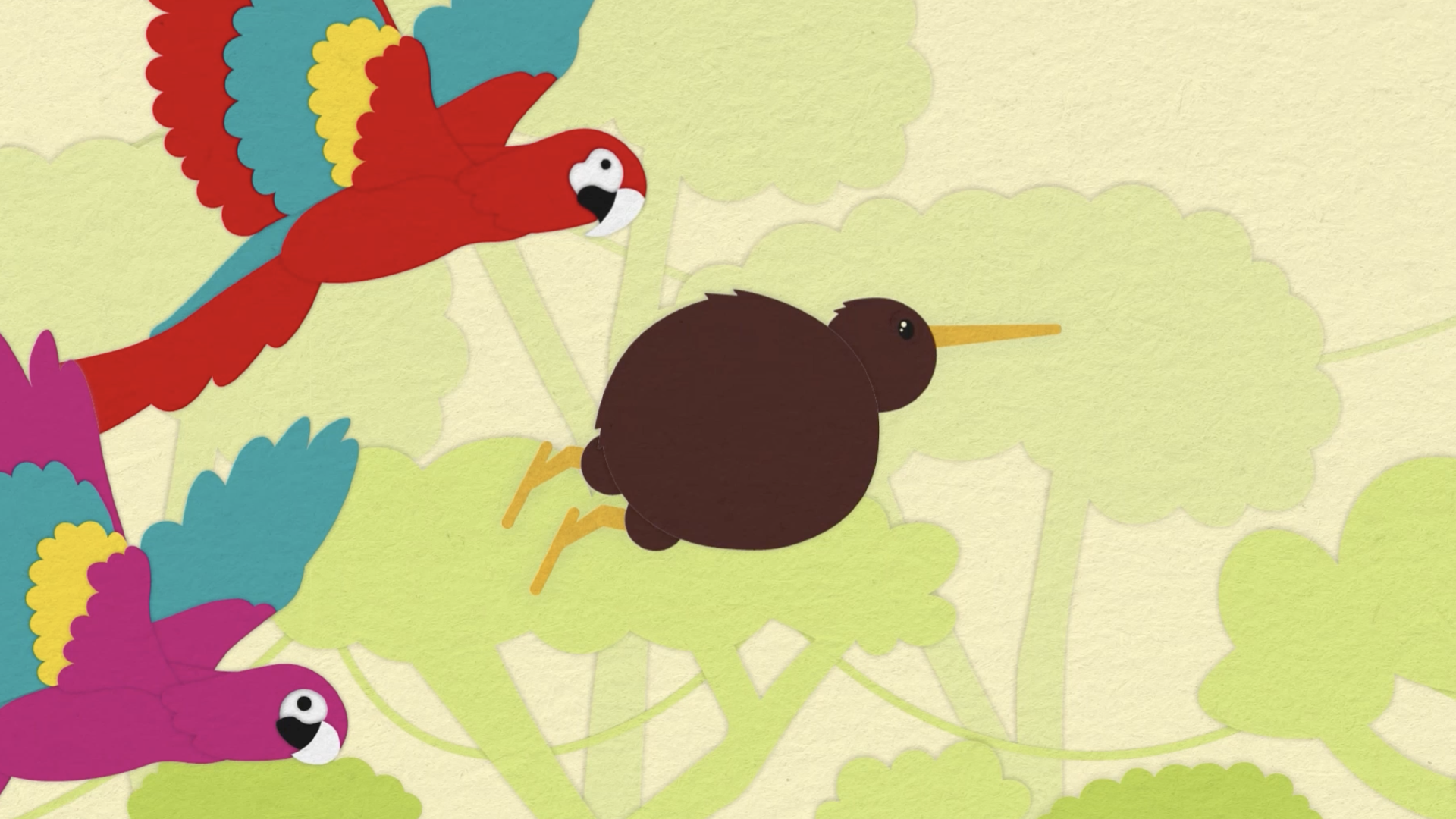 Image from a scene in Feathers, Flight & Finding Kipp