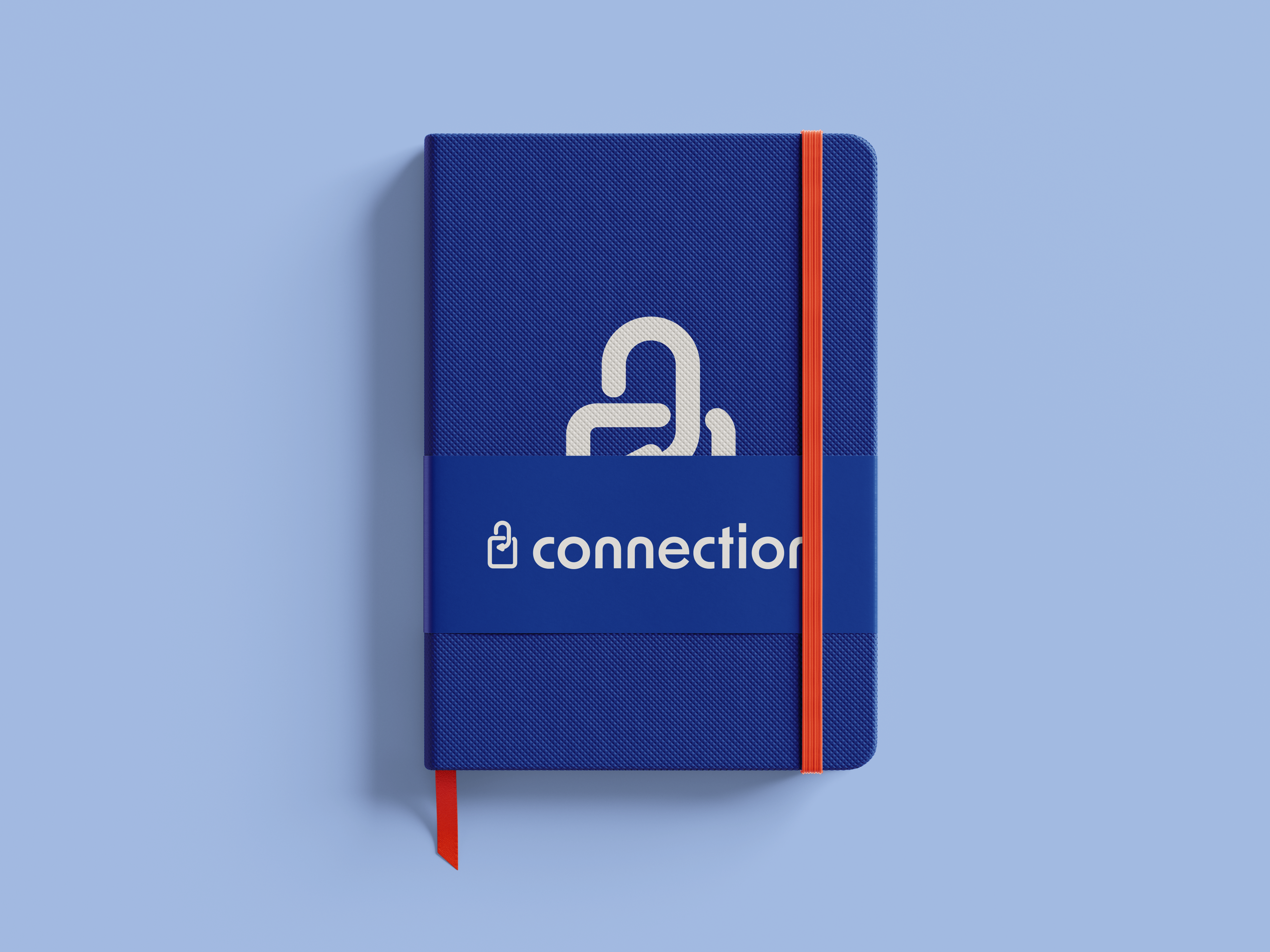 Cover of the notebook with the Connection logo