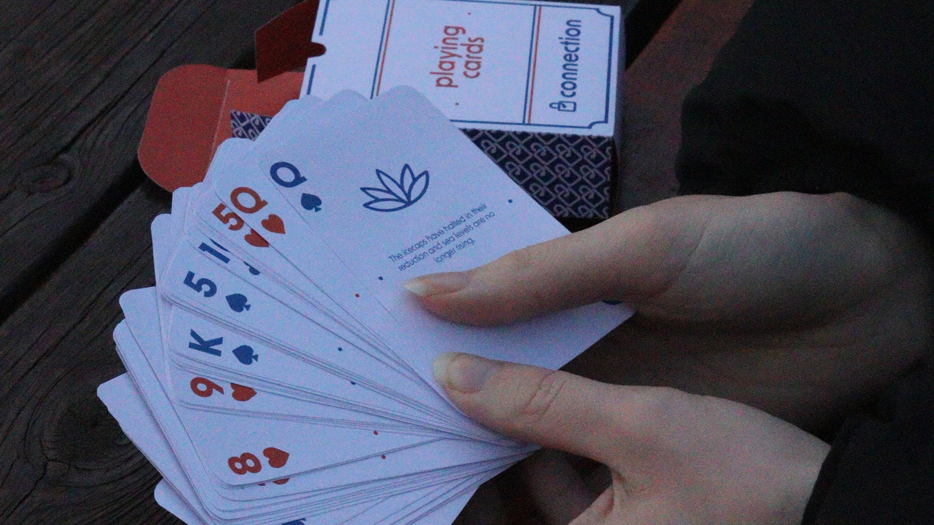 Branded playing cards