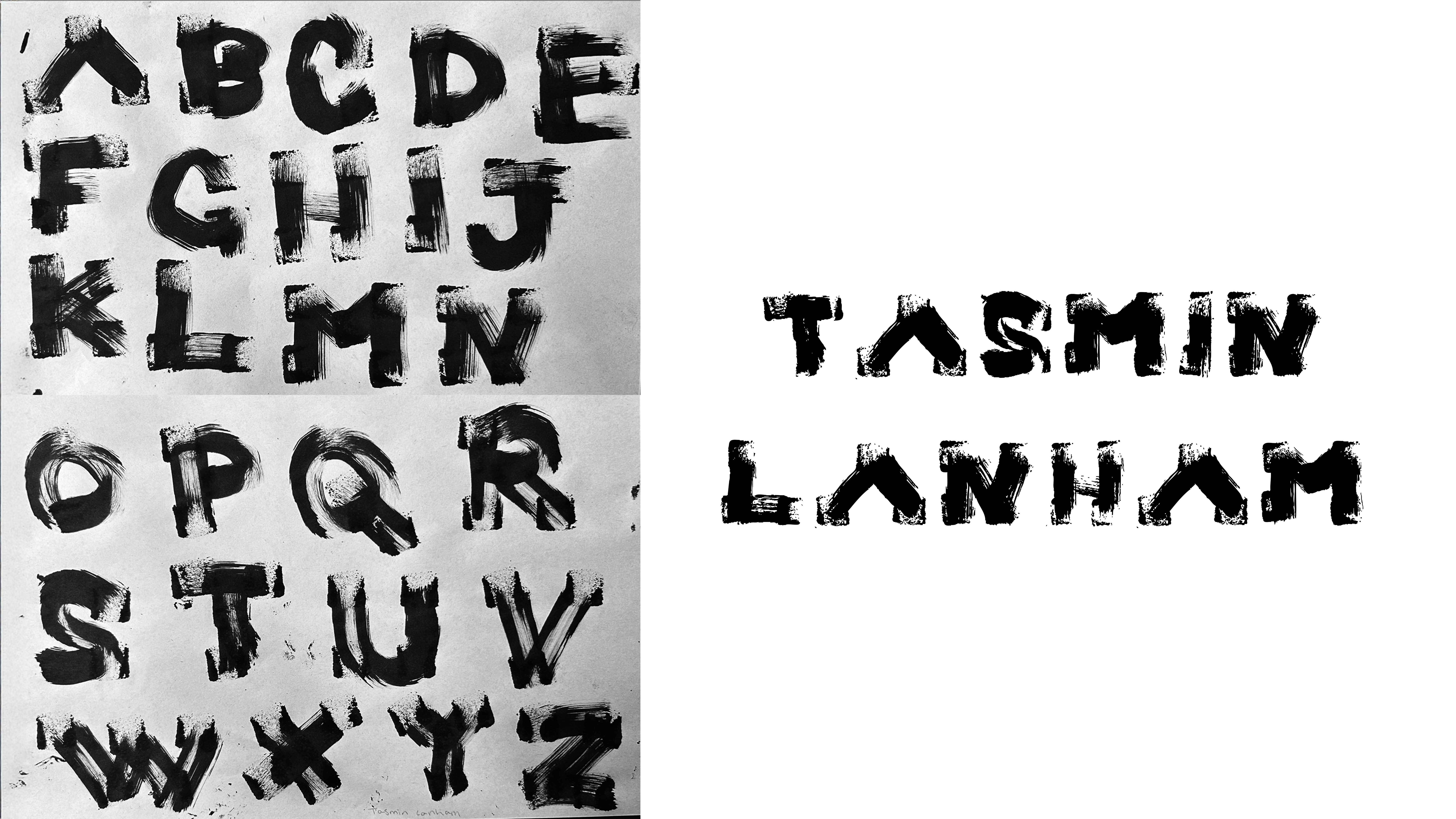 My custom typeface